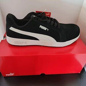 Puma Safety Men's Iconic Suede Low CT ASTM EH SR Black Suede